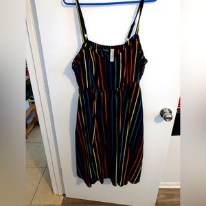 Torrid Dress. Rainbow Long Dress size 2 (20)